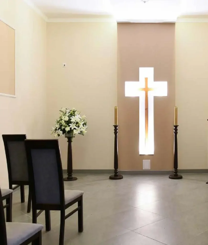 Kaplica zakładu pogrzebowego Glorian w Wołowie